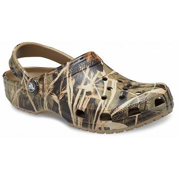 Zuecos Crocs Classic Realtree® V2 Mujer Taupe | Mexico 0126CTVE